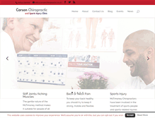Tablet Screenshot of carsonchiropractic.co.uk